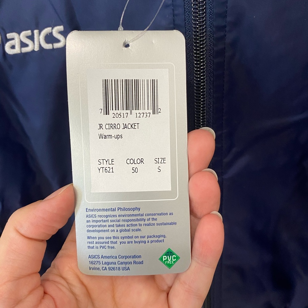 NEW ASICS Kids Windbreaker Cirro Jacket - Picture 2 of 7